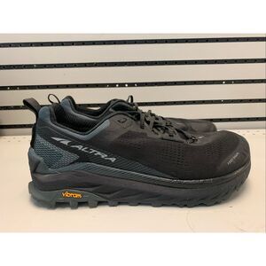 Altra Olympus 4 Shoes Men's Size 10.5 Trail Running Black/Gaiter Trap Vibram